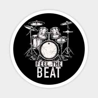 Feel the Beat. Acoustic Grunge Magnet